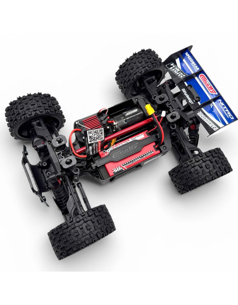 TEAM CORALLY COR00231-B PUNISHER XD 4WD 2S SMALL SCALE, RTR MONSTER TRUCK, BLUE