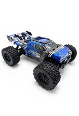 TEAM CORALLY COR00231-B PUNISHER XD 4WD 2S SMALL SCALE, RTR MONSTER TRUCK, BLUE