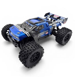 TEAM CORALLY COR00231-B PUNISHER XD 4WD 2S SMALL SCALE, RTR MONSTER TRUCK, BLUE
