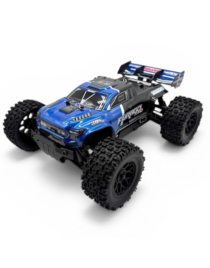 TEAM CORALLY COR00230-B FURAGO XD 4WD 2S SMALL SCALE, RTR MONSTER TRUCK, BLUE