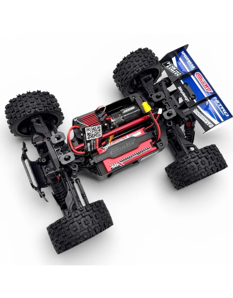 TEAM CORALLY COR00230-B FURAGO XD 4WD 2S SMALL SCALE, RTR MONSTER TRUCK, BLUE