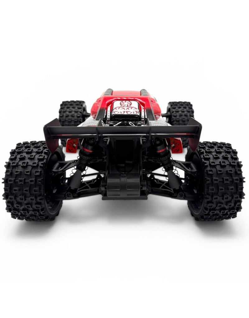 TEAM CORALLY COR00231-R PUNISHER XD 4WD 2S SMALL SCALE, RTR MONSTER TRUCK, RED