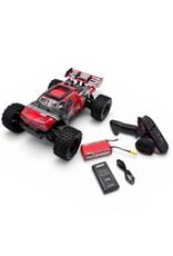 TEAM CORALLY COR00231-R PUNISHER XD 4WD 2S SMALL SCALE, RTR MONSTER TRUCK, RED