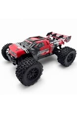 TEAM CORALLY COR00231-R PUNISHER XD 4WD 2S SMALL SCALE, RTR MONSTER TRUCK, RED