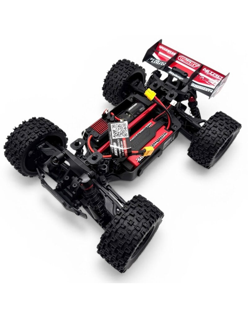 TEAM CORALLY COR00231-R PUNISHER XD 4WD 2S SMALL SCALE, RTR MONSTER TRUCK, RED