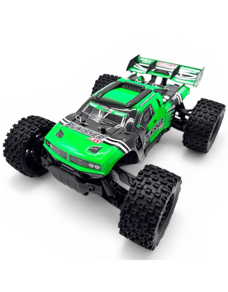 TEAM CORALLY COR00231-G PUNISHER XD 4WD 2S SMALL SCALE, RTR MONSTER TRUCK, GREEN