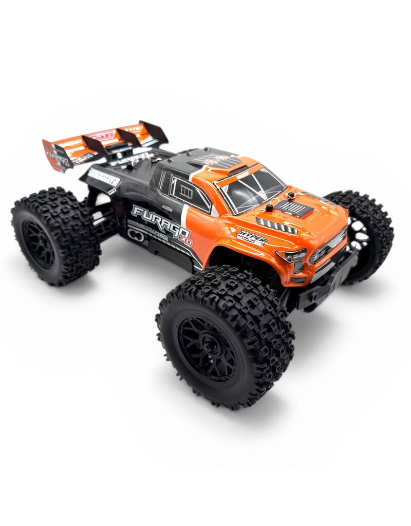 TEAM CORALLY COR00230-O FURAGO XD 4WD 2S SMALL SCALE, RTR MONSTER TRUCK, ORANGE