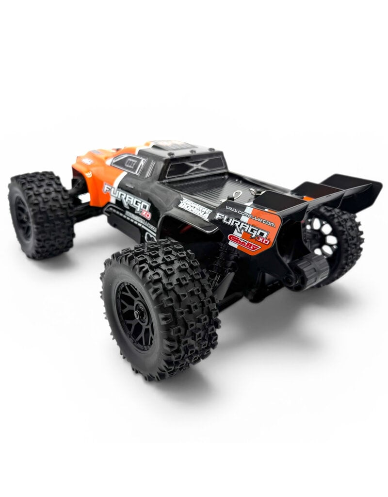 TEAM CORALLY COR00230-O FURAGO XD 4WD 2S SMALL SCALE, RTR MONSTER TRUCK, ORANGE