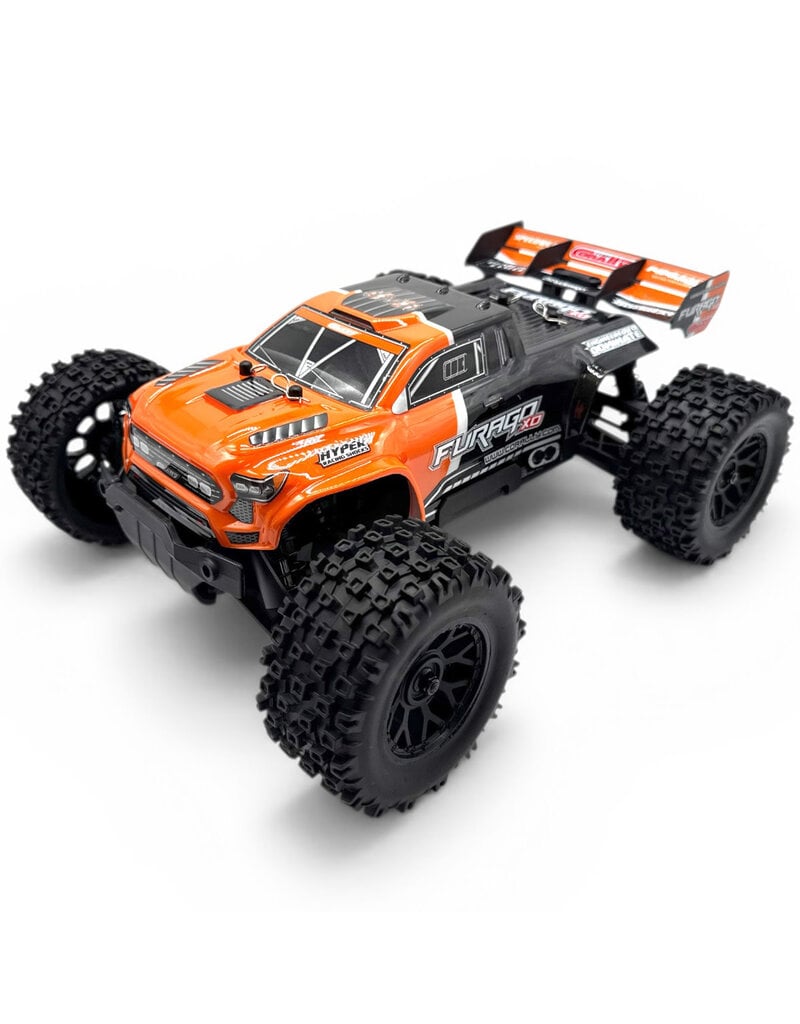 TEAM CORALLY COR00230-O FURAGO XD 4WD 2S SMALL SCALE, RTR MONSTER TRUCK, ORANGE