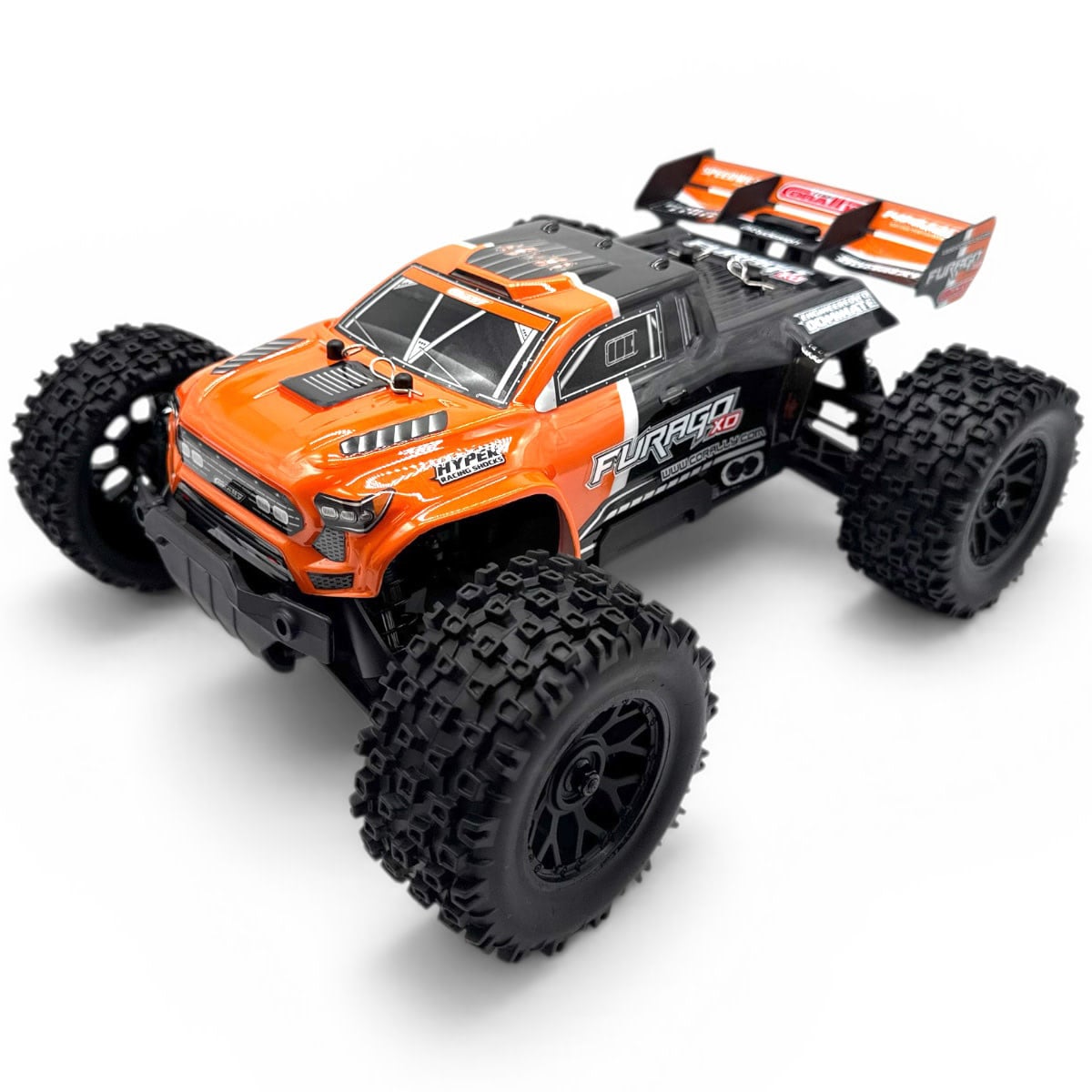COR00230-O FURAGO XD 4WD 2S SMALL SCALE, RTR MONSTER TRUCK: ORANGE