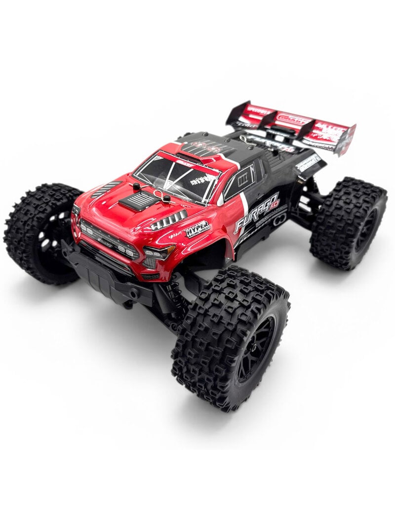 TEAM CORALLY COR00230-R FURAGO XD 4WD 2S SMALL SCALE, RTR MONSTER TRUCK, RED