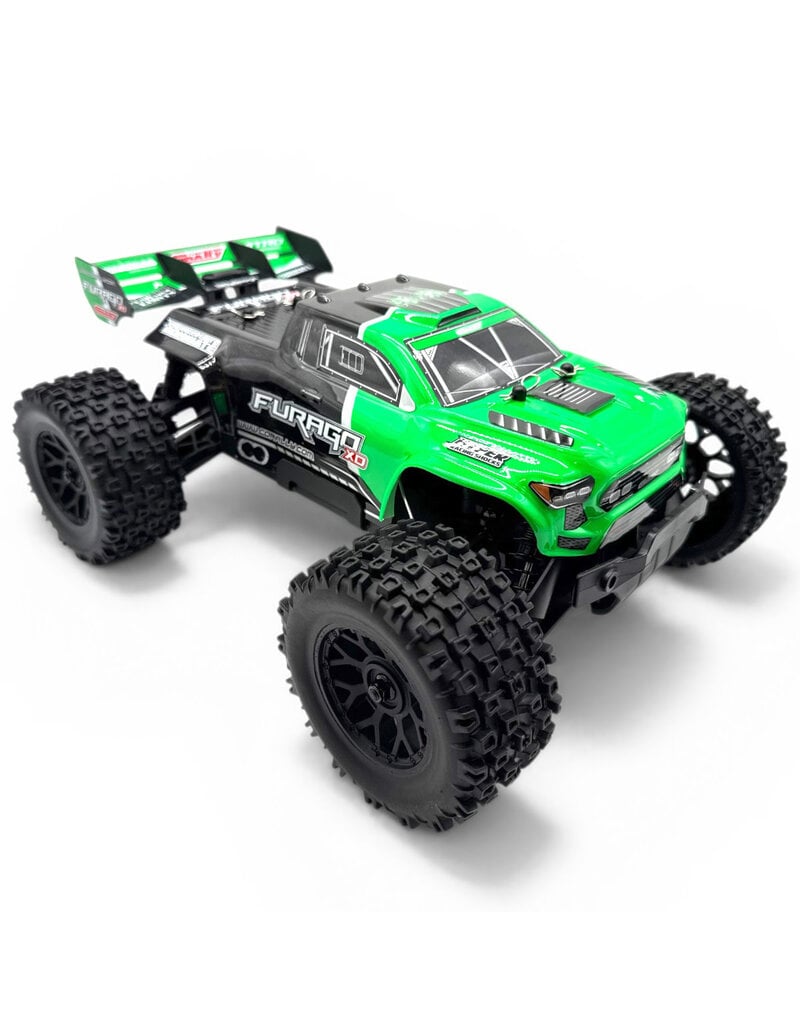 TEAM CORALLY COR00230-G FURAGO XD 4WD 2S SMALL SCALE, RTR MONSTER TRUCK, GREEN