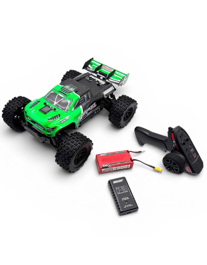 TEAM CORALLY COR00230-G FURAGO XD 4WD 2S SMALL SCALE, RTR MONSTER TRUCK, GREEN