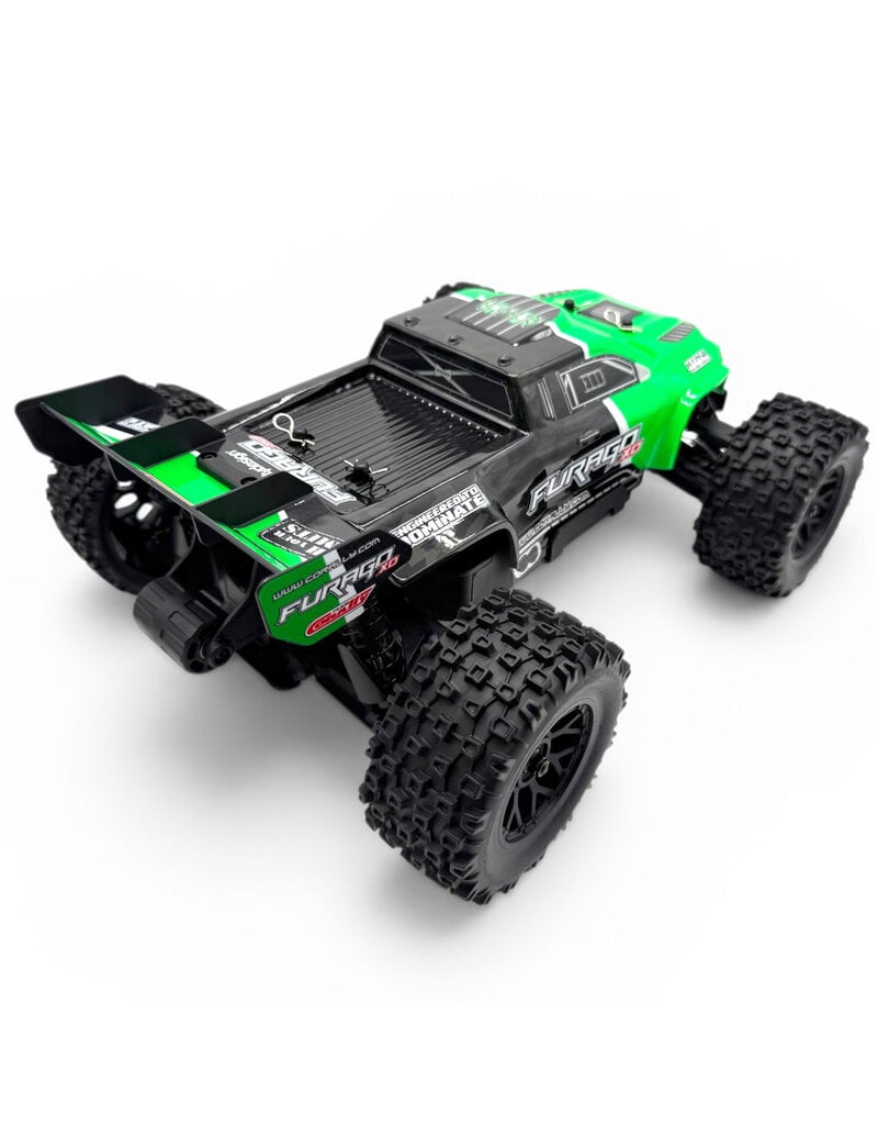 TEAM CORALLY COR00230-G FURAGO XD 4WD 2S SMALL SCALE, RTR MONSTER TRUCK, GREEN