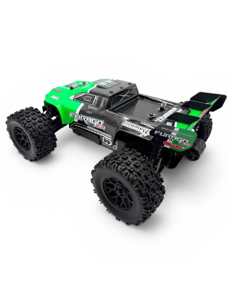 TEAM CORALLY COR00230-G FURAGO XD 4WD 2S SMALL SCALE, RTR MONSTER TRUCK, GREEN