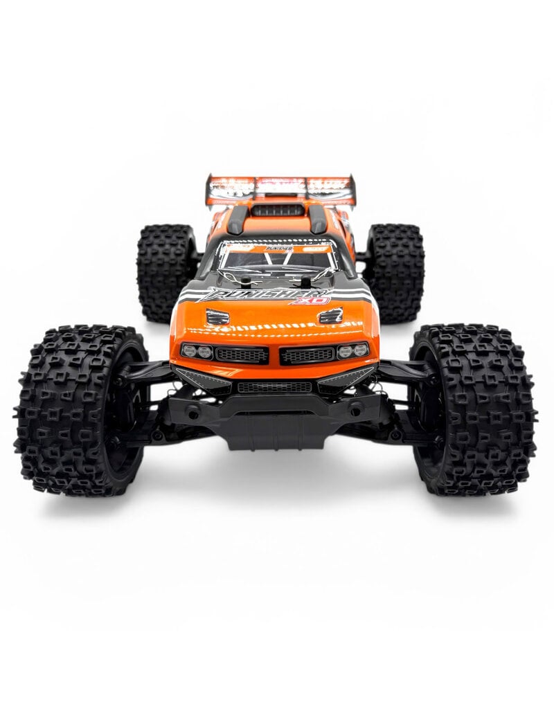TEAM CORALLY COR00231-O PUNISHER XD 4WD 2S SMALL SCALE, RTR MONSTER TRUCK, ORANGE