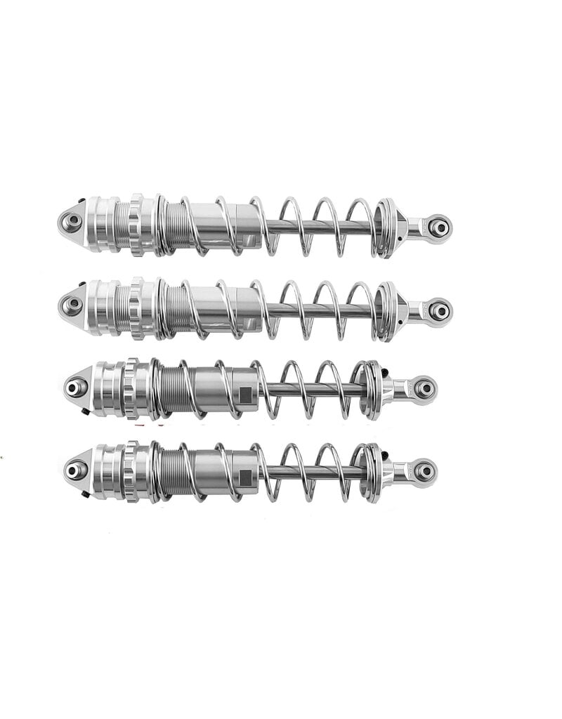VITAVON VTNK8S0097 CNC ALU7075 FRONT & REAR SHOCKS SET FOR ARRMA KRATON 8S: SILVER