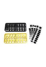 HPI RACING HPI161411 NANO-TTR CURB SET: BLACK/YELLOW