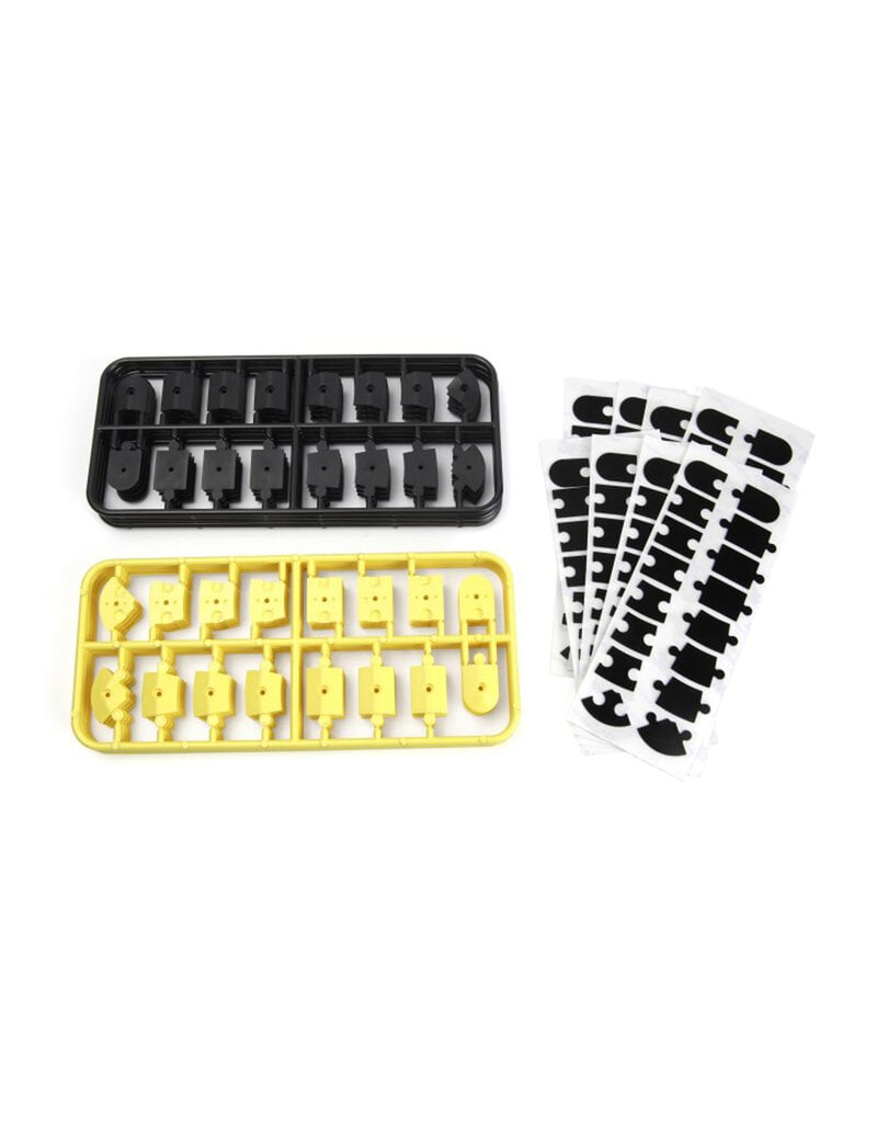 HPI RACING HPI161411 NANO-TTR CURB SET: BLACK/YELLOW