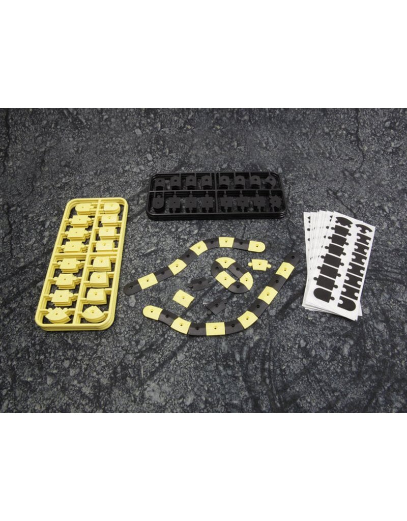 HPI RACING HPI161411 NANO-TTR CURB SET: BLACK/YELLOW