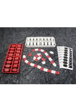HPI RACING HPI161409 NANO-TTR CURB SET: RED/WHITE