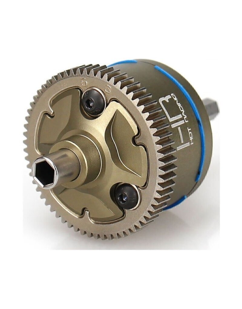 HOT RACING HRAAMN11HA HARD ANODIZED ALUMINUM DIFFERENTIAL CASE SET FOR ARRMA MINI KRATON