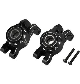 HOT RACING HRAAMN22M01 ALUMINUM REAR HUBS W/OVERSIZED BALL BEARINGS FOR ARRMA MINI KRATON (2)
