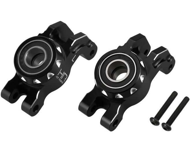 HRAAMN22M01 ALUMINUM REAR HUBS W/OVERSIZED BALL BEARINGS FOR ARRMA MINI KRATON (2)
