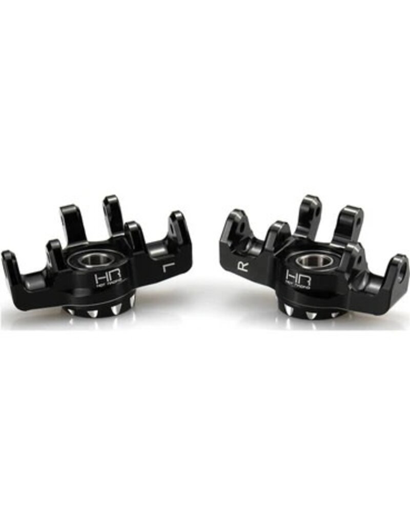 HOT RACING HRAAMN21M01 ALUMINUM STEERING KNUCKLES W/ OVERSIZED BALL BEARINGS FOR ARRMA MINI KRATON (2)
