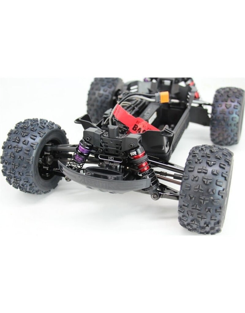 HOT RACING HRAAMN12CF01 FRONT ALUMINUM BULKHEAD COVER FOR ARRMA MINI KRATON