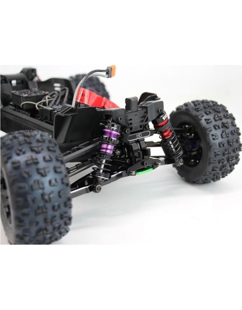 HOT RACING HRAAMN12CF01 FRONT ALUMINUM BULKHEAD COVER FOR ARRMA MINI KRATON