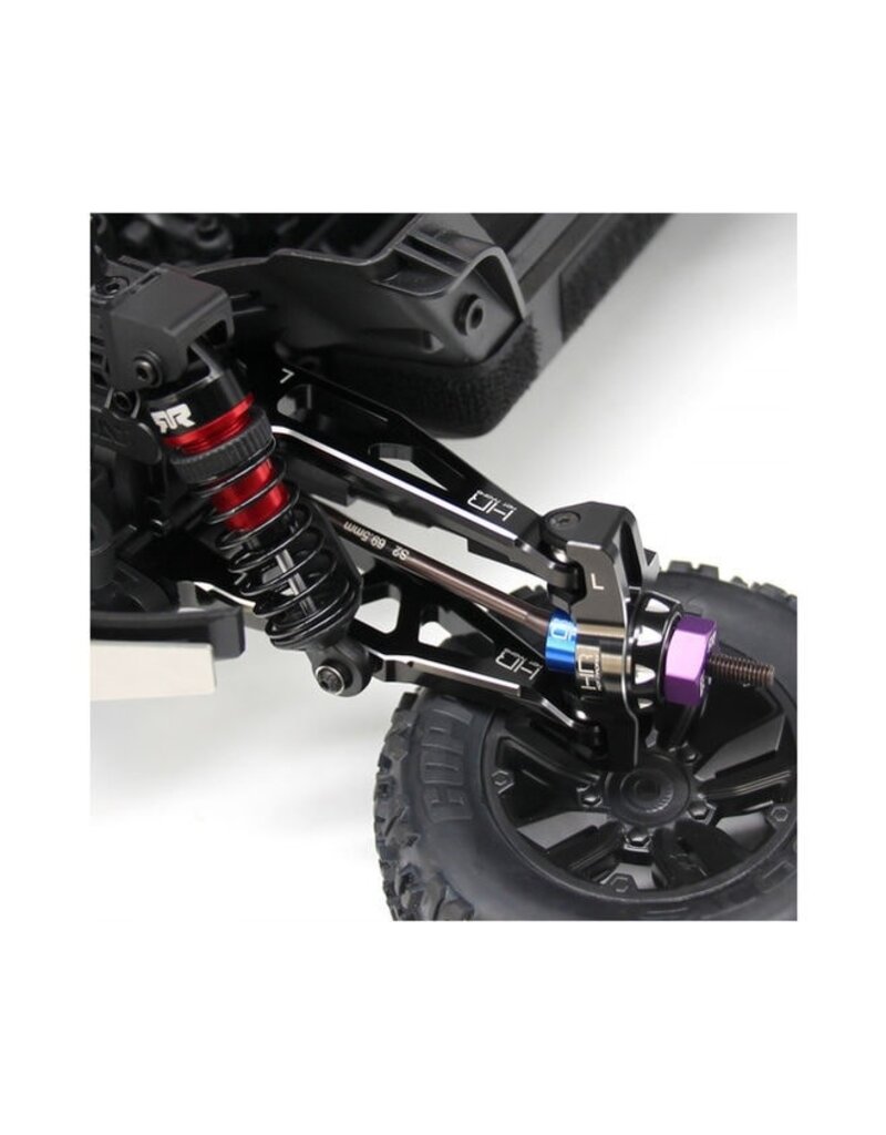HOT RACING HRAAMN55M01 ALUMINUM FRONT LOWER ARM SET (D) FOR ARRMA MINI KRATON (2)