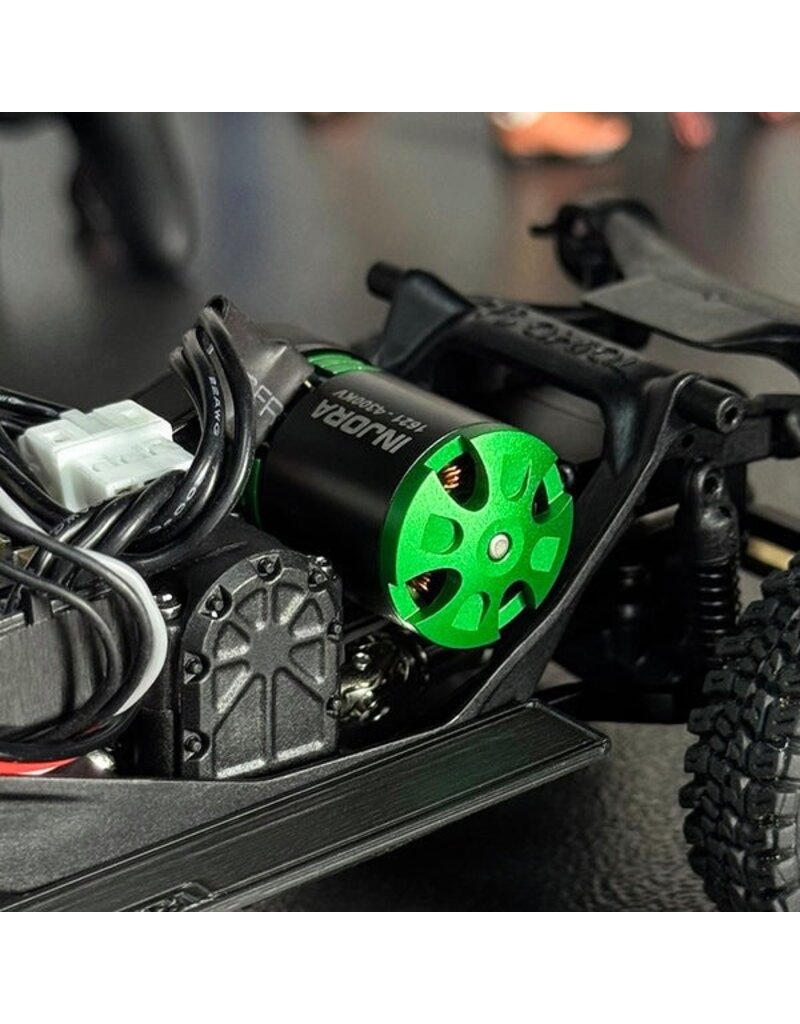 INJORA INJMBL32-NANO-INM24 AXIAL SCX30 MBL32-NANO ESC & 1621 GREEN VIPER BRUSHLESS COMBO