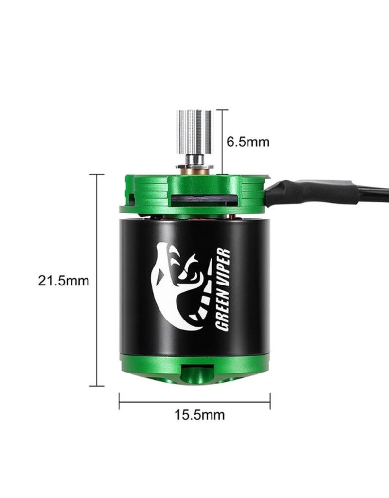 INJORA INJMBL32-NANO-INM24 AXIAL SCX30 MBL32-NANO ESC & 1621 GREEN VIPER BRUSHLESS COMBO