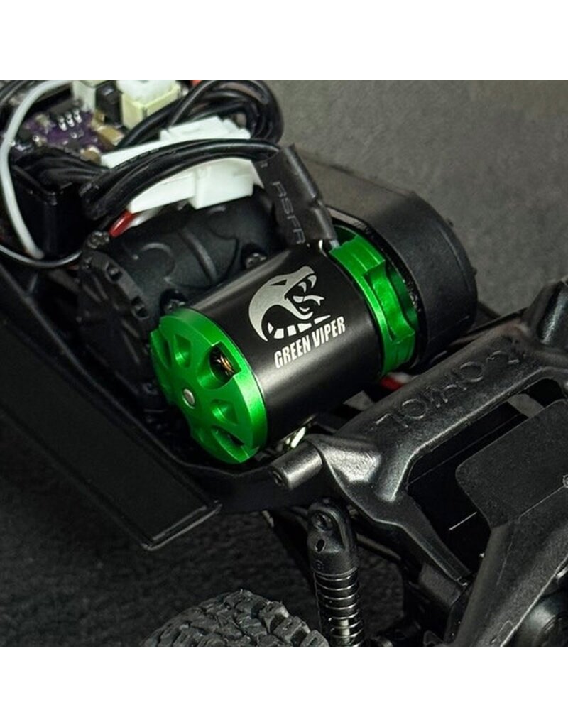 INJORA INJMBL32-NANO-INM24 AXIAL SCX30 MBL32-NANO ESC & 1621 GREEN VIPER BRUSHLESS COMBO