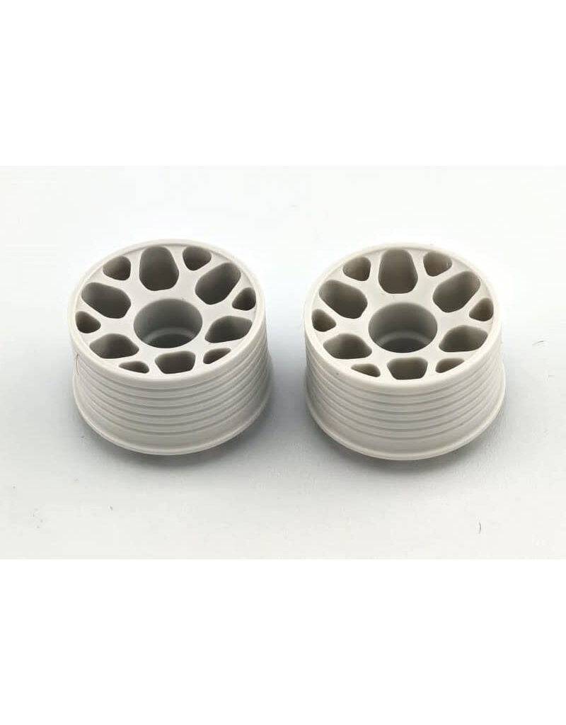 MARKA RACING PRODUCTS MRK-MZR-205R2 V1 MINI-Z 2WD CNC DELRIN REAR WHEEL 11X20MM +2 OFFSET (LIGHT GREY)