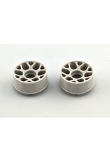 MARKA RACING PRODUCTS MRK-MZR-205F3 V1 MINI-Z 2WD CNC DELRIN FRONT WHEEL 8.5X20MM +3 OFFSET (LIGHT GREY)