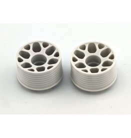 MARKA RACING PRODUCTS MRK-MZR-205R1 V1 MINI-Z 2WD CNC DELRIN REAR WHEEL 11X20MM +1 OFFSET (LIGHT GREY)