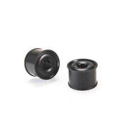PN RACING PNMR2188R14 MINI-Z 2WD MACHINE CUT NYLON FG BLACK FORMULA 14X20MM FLANGED WHEEL R14 (2)