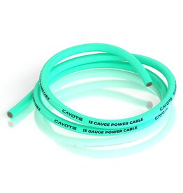CAYOTE CYECW06 THIN-WALL SILICONE WIRE (AURORA GREEN) (1 METER) (13AWG)