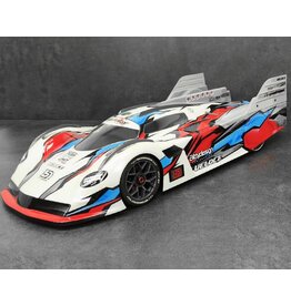BITTYDESIGN BDYBDAR7-VLC VELOCE 1/7 FAST PRE-CUT SPEED-RUN BODY (CLEAR) (ARRMA® LIMITLESS™ & INFRACTION™ V2/TRAXXAS® XO-1™)