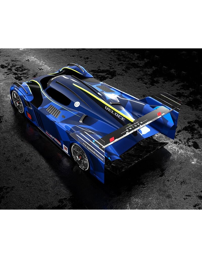 BITTYDESIGN BDYBDAR7-VLC VELOCE 1/7 FAST PRE-CUT SPEED-RUN BODY (CLEAR) (ARRMA® LIMITLESS™ & INFRACTION™ V2/TRAXXAS® XO-1™)
