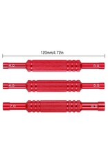 INJORA INJTOOL-LSD07 ALUMINUM THIN-WALLED WHEEL NUT WRENCHES SET (RED)