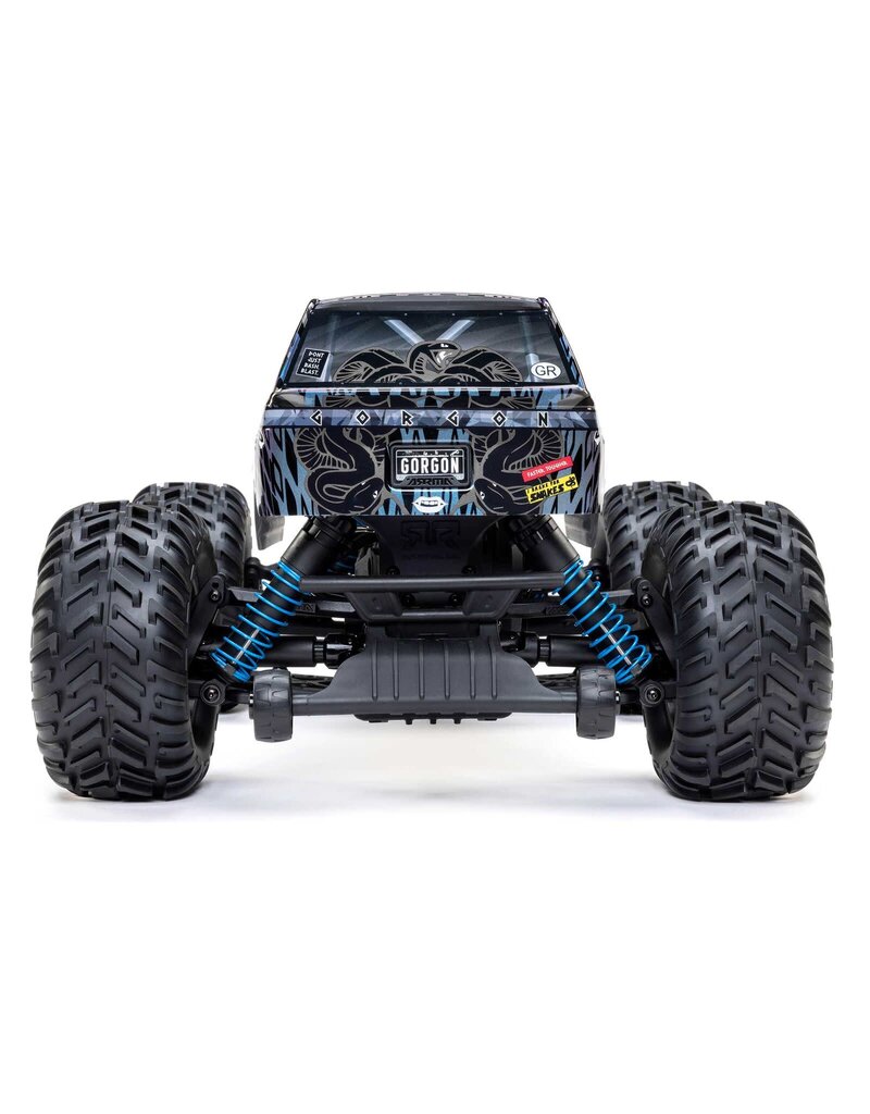 ARRMA ARA3530T1 1/10 GORGON 223S 2WD RTR BRUSHLESS MONSTER TRUCK: BLUE/BLACK