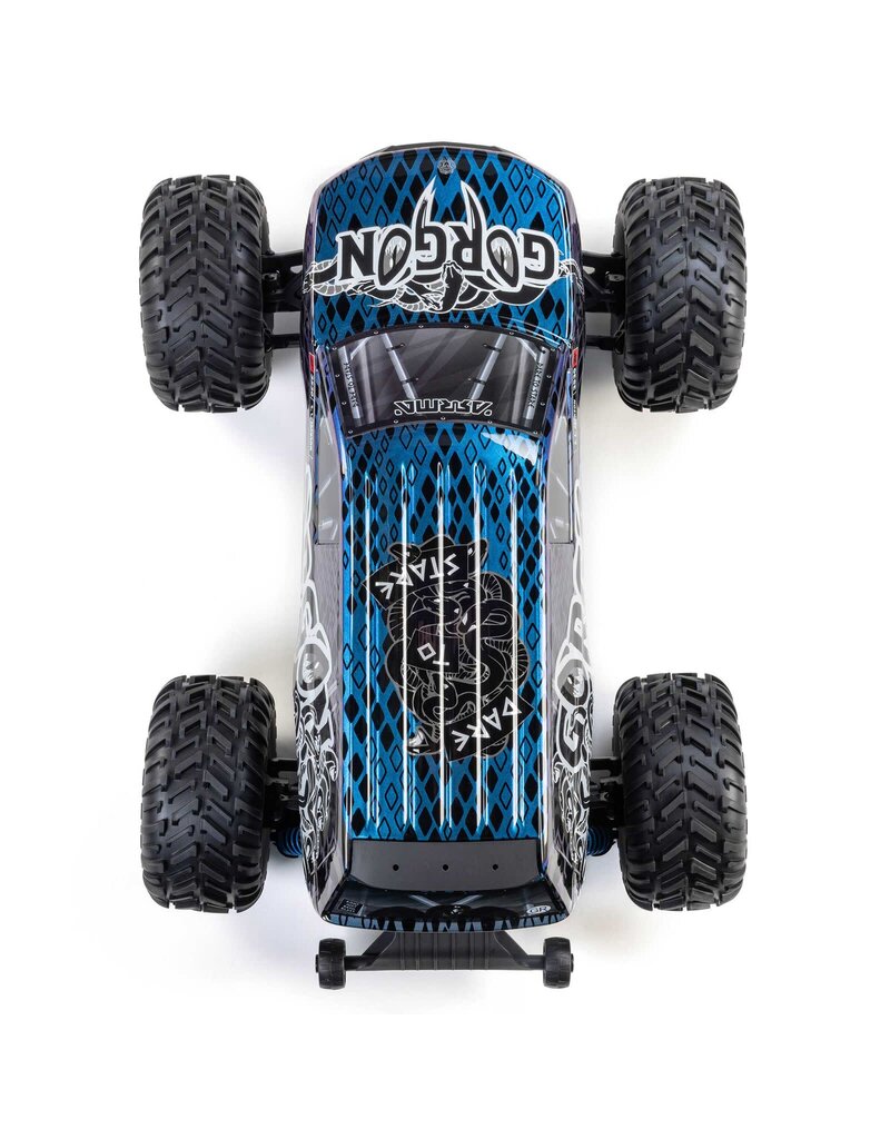 ARRMA ARA3530T1 1/10 GORGON 223S 2WD RTR BRUSHLESS MONSTER TRUCK: BLUE/BLACK