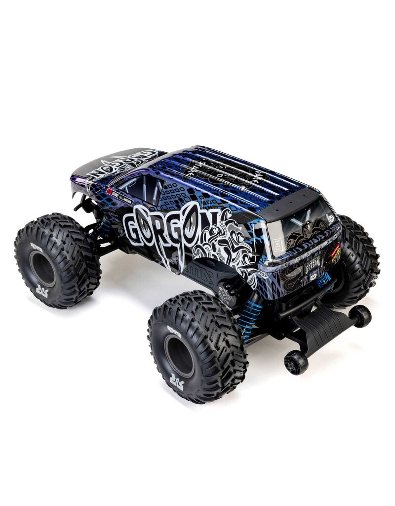 ARRMA ARA3530T1 1/10 GORGON 223S 2WD RTR BRUSHLESS MONSTER TRUCK: BLUE/BLACK