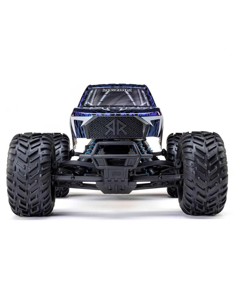 ARRMA ARA3530T1 1/10 GORGON 223S 2WD RTR BRUSHLESS MONSTER TRUCK: BLUE/BLACK
