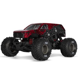 ARRMA ARA3530T2 1/10 GORGON 223S 2WD RTR BRUSHLESS MONSTER TRUCK: RED/BLACK