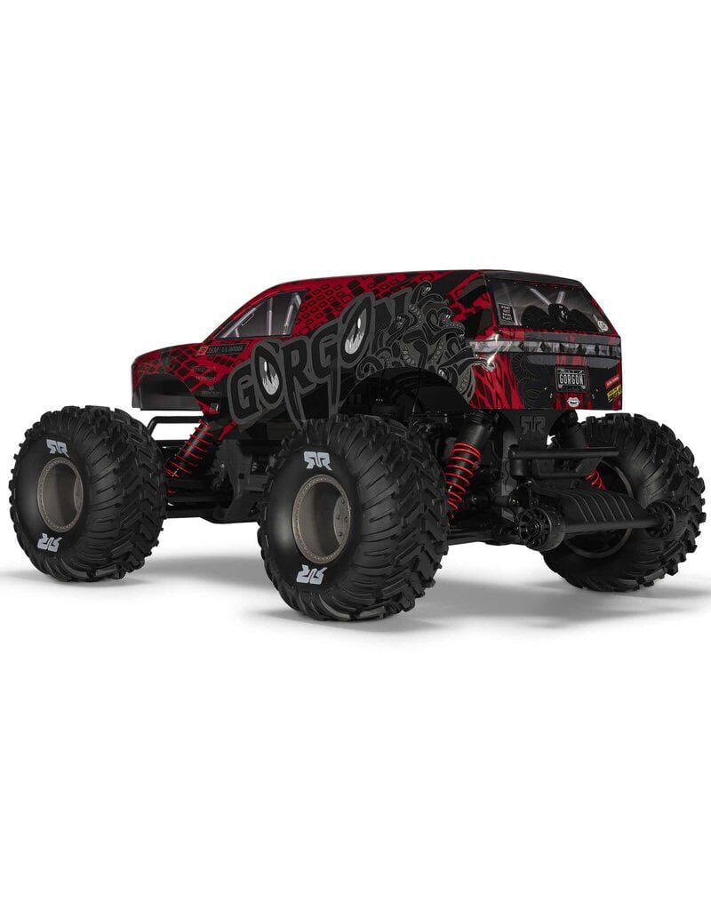 ARRMA ARA3530T2 1/10 GORGON 223S 2WD RTR BRUSHLESS MONSTER TRUCK: RED/BLACK