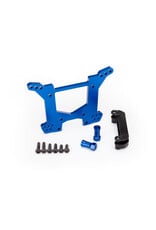 TRAXXAS TRA6738X ALUMINUM SHOCK TOWER REAR BLUE